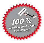 http://blog.faire-computer.de/category/produktionskette/fertigung/ Aufkleber "Gewerkschaftsfrei produziert."