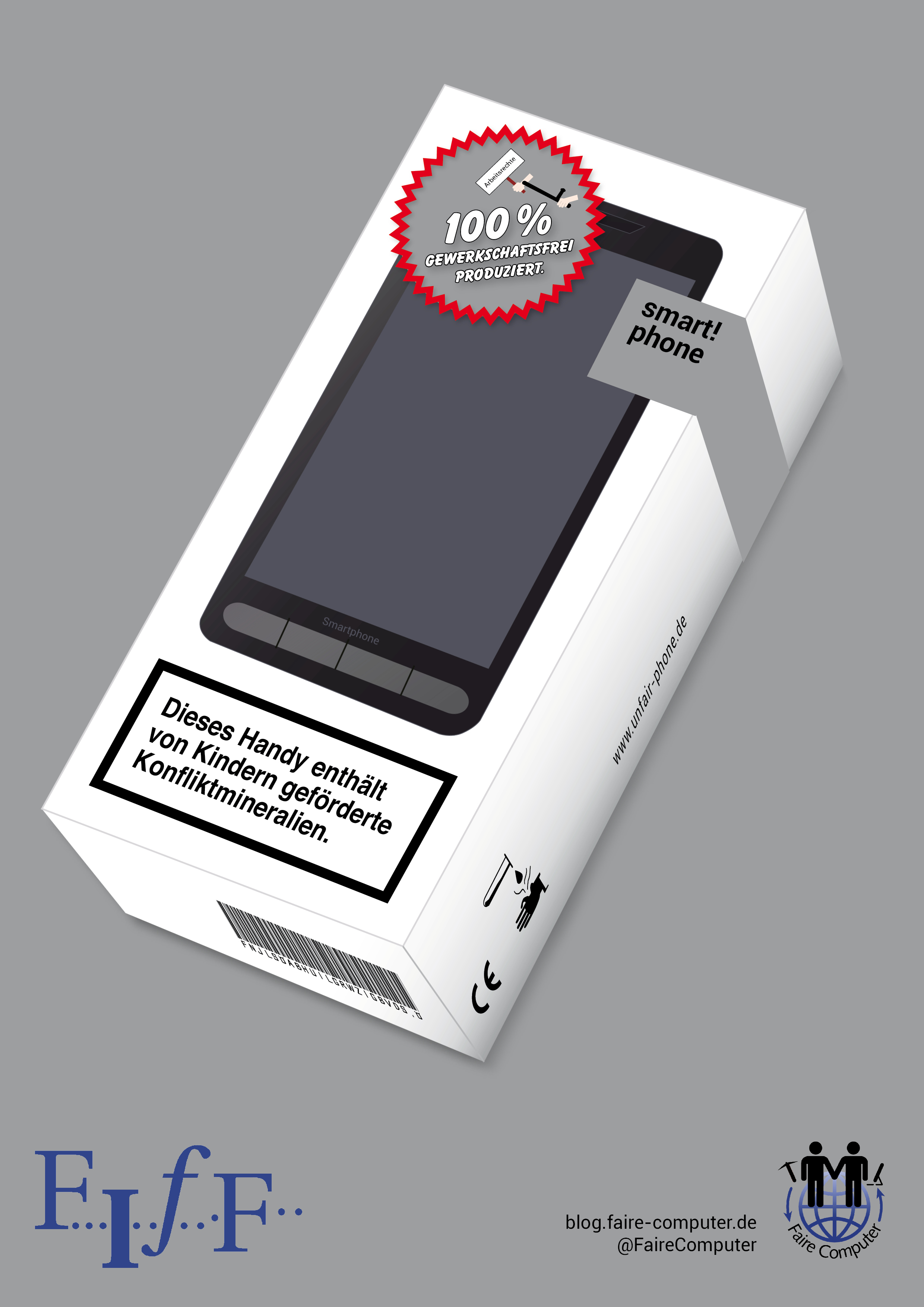 http://blog.faire-computer.de/ Plakat Unfair-Phone